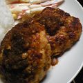 ちーぼちゃん's cooksnap of when they made ふっくら♪和風ハンバーグ.