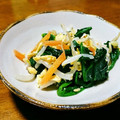 猫のオソマ's cooksnap of when they made 卵も入った♡ほうれん草ともやしのナムル.