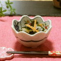 ももいろさくら's cooksnap of when they made わかめと人参のみぞれ和え.