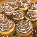 ちゅんない。's cooksnap of when they made ハロウィン クモの巣カップケーキ！.