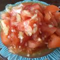 CANADOLL's cooksnap of when they made 簡単！新玉ねぎ☆トマトのサラダ☆.