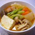 runa10's cooksnap of when they made ☆モツの味噌キムチ煮☆.