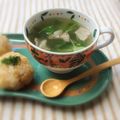 よこ耳ねこ's cooksnap of when they made ベーコンと水菜の中華スープ.