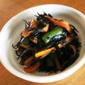 リンゴ酢はちみつ's cooksnap of when they made ごま油で！ひじきの炒め煮（作り置き）.