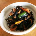 リンゴ酢はちみつ's cooksnap of when they made ごま油で！ひじきの炒め煮（作り置き）.
