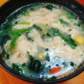 さーちゃんけんちゃん's cooksnap of when they made 湯葉とわかめの超簡単中華風スープ.