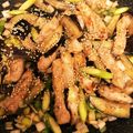 よめchan's cooksnap of when they made 豚肉と茄子・オクラの味噌炒め.