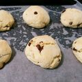 menmentan's cooksnap of when they made トースターでチョコスコーン.
