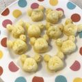 ＊mayumayu＊'s cooksnap of when they made 離乳食に♡簡単美味しいかぼちゃ蒸しパン♡.