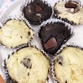 リナティ♪'s cooksnap of when they made HM使用☆ほろ苦チョコバナナマフィン！.