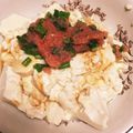 mayukelu's cooksnap of when they made 木綿豆腐の生タラコ和え.