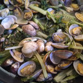 ゆみチン's cooksnap of when they made 簡単！水菜とあさりの酒蒸し.