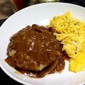 クックIKQ16N☆'s cooksnap of when they made デミグラスソースのチーズinハンバーグ☆.