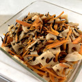 奮闘中's cooksnap of when they made れんこんとひじきの煮物～♪♪.