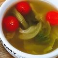 のん♪♪のん's cooksnap of when they made 『ザクザク』レタスの＊BLTスープ＊.