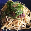 chibijuju's cooksnap of when they made 即席パスタ☆塩昆布とふりかけのパスタ.