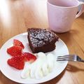 つじトモ's cooksnap of when they made 小さな贈り物１２cmのガトーショコラ.