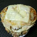 M130018's cooksnap of when they made チーズたっぷりカニの甲羅焼き.