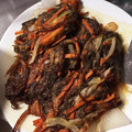 mayukelu's cooksnap of when they made サクサクもずくと紅生姜の天ぷら.