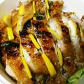 椿0307's cooksnap of when they made 簡単油なし♬レモンチキン照り焼き♪.