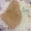 のむかん's cooksnap of when they made どん兵衛のきつね(あげ)で一膳丼アレンジ.