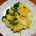 クックY08S17☆'s cooksnap of when they made 白菜の芯と卵のマヨ中華炒め☆.