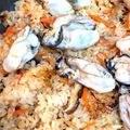 ちょこふみ's cooksnap of when they made 牡蠣の炊き込みご飯★バター醤油風味.