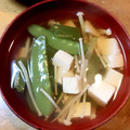 クックmemen's cooksnap of when they made 簡単❀朝食♪えのきとネギと豆腐のお吸い物.