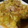 Ｍぱん's cooksnap of when they made 鶏ももとキャベツのにんにく醤油炒め.