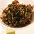stsxxxkor's cooksnap of when they made 大根の葉っぱで菜めし.