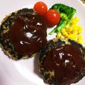つよまり's cooksnap of when they made ふっくらジューシー！基本のハンバーグ♡.