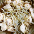 弥生うまれ。's cooksnap of when they made 鶏むね肉ともやし しめじのさっぱり和え❀.