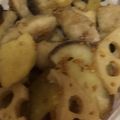 りーとぽん's cooksnap of when they made れんこんさつまいも鶏肉の甘辛炒め.