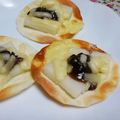 めみたん☆'s cooksnap of when they made 餃子の皮deチョコと餅のピザパイ♡.