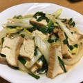 nyoko3's cooksnap of when they made 厚揚げとニラと白菜のオイマヨ炒め.