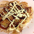 かおぽんぽこりん's cooksnap of when they made もやしと玉ねぎと豆腐のお好み焼き.