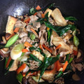 クックCSM8JW☆'s cooksnap of when they made 豚肉と厚揚げニンニクオイスターソース炒め.