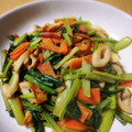 にゃんちゅー59's cooksnap of when they made 小松菜とちくわのマヨネーズ炒め.