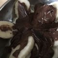 Yokchina's cooksnap of when they made バナナショコラヨーグルト.