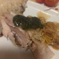 クック9JEEQ8☆'s cooksnap of when they made 炊飯器で簡単♪絶品カオマンガイ-海南鶏飯.