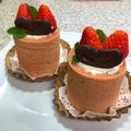 レモライム's cooksnap of when they made 苺ミルク☆まかないロールケーキ.