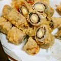 B～茶's cooksnap of when they made チーズ竹輪のお肉巻き天ぷら.