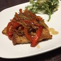 雛の母's cooksnap of when they made 白身魚のあんかけ ★給食の味★.