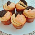 ゆんちゃん。ママ's cooksnap of when they made HMで生クリーム入りのオレオのマフィン.