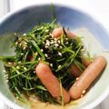 きゃな≡☆'s cooksnap of when they made 豆苗を美味しく＊豆苗の鶏がら胡麻油炒め.