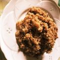 ろっくんろーるだぜ's cooksnap of when they made 混ぜて炒めるだけ！納豆チャーハン.
