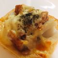 クック海苔's cooksnap of when they made ツナとチーズだけ♪アッサリ油揚げピザ.