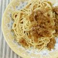 usakko418's cooksnap of when they made ピリ辛ツナと玉ねぎのスパゲティ.