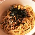 myumyuシンバ's cooksnap of when they made 家にある食材で！絶品納豆ツナパスタ.