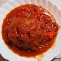 sayakuro66's cooksnap of when they made フライパンで簡単♥トマト煮込みハンバーグ.